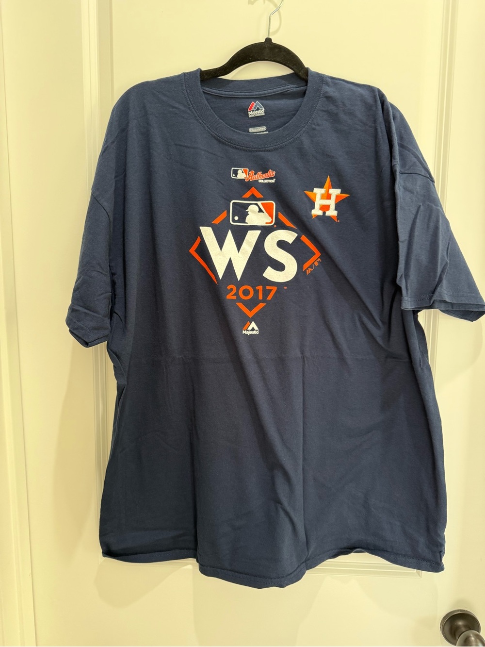 Majestic Navy T-Shirt with Red & Blue Logo
